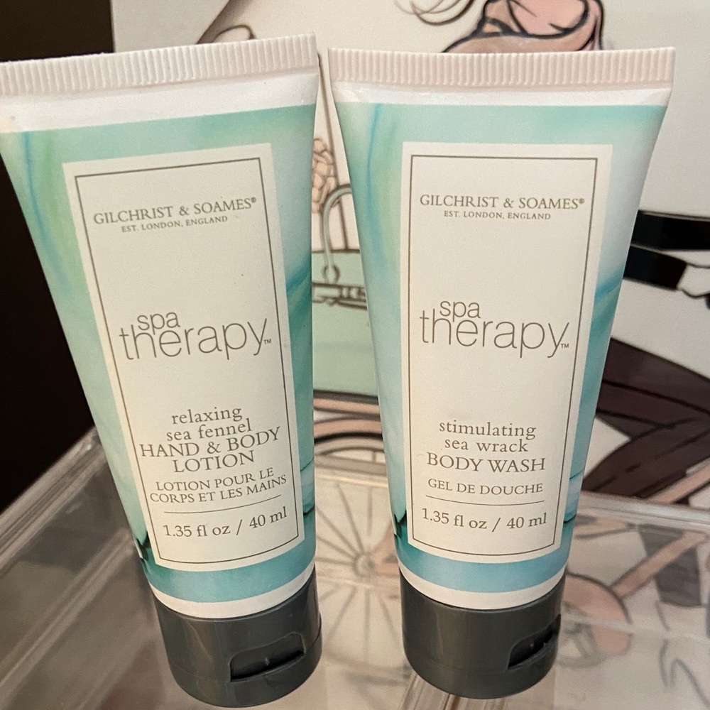🆕 Gilchrist & Soames Spa Therapy Lotion and Body Wash Set